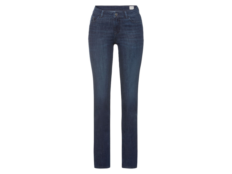 esmara® Dámské džíny „Slim Fit", 3 délky ( dlouhá délka, 38, tmavě modrá)