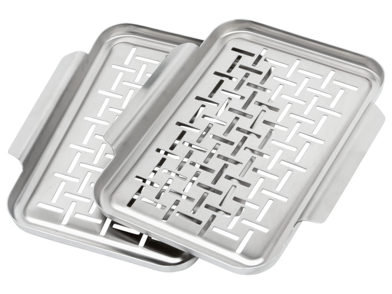 Grillmeister Grilovací pánev / misky (grilovací tác malý, 2 kusy)