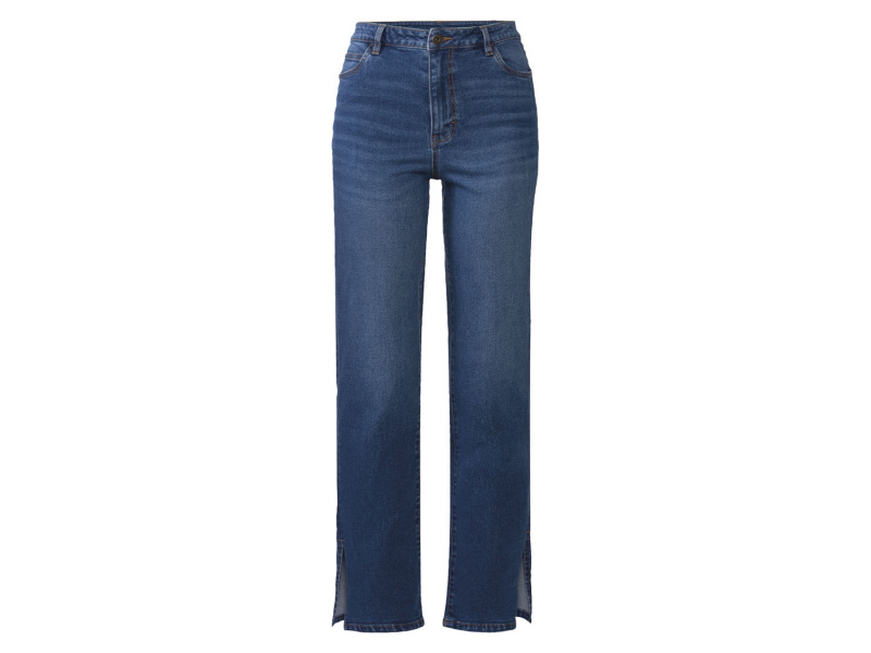 esmara® Dámské džíny „Skinny Fit", s postranními rozparky (38, tmavě modrá denim)