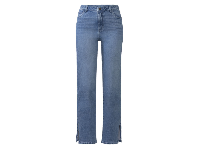 esmara® Dámské džíny „Skinny Fit", s postranními rozparky (40, středně modrá denim)