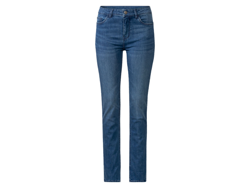 esmara® Dámské džíny „Slim Fit", 3 délky (krátké, tmavě modrá, 38)