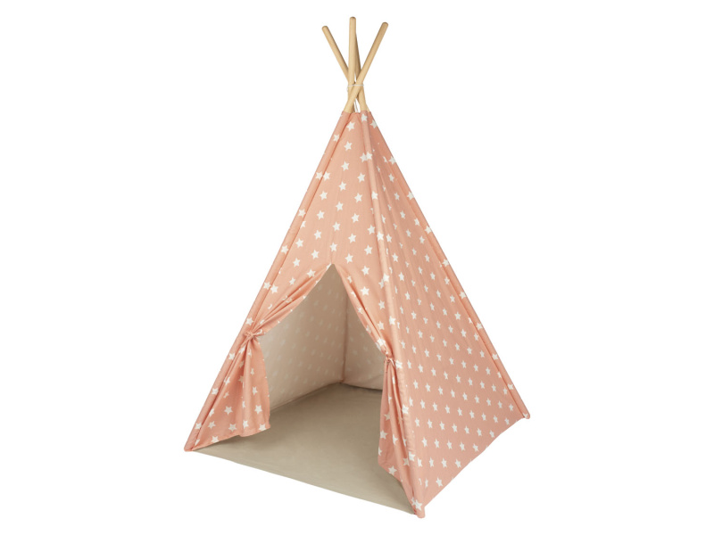 Playtive Dětské teepee (světle růžová)