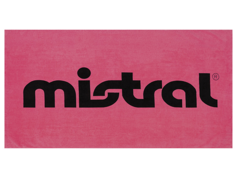 Plážová froté osuška, 85 x 160 cm, 100 % bavlna (růžová)