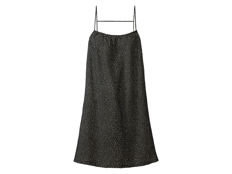 esmara® Dámské šaty (černá/tečkovaná, XS (32-34))
