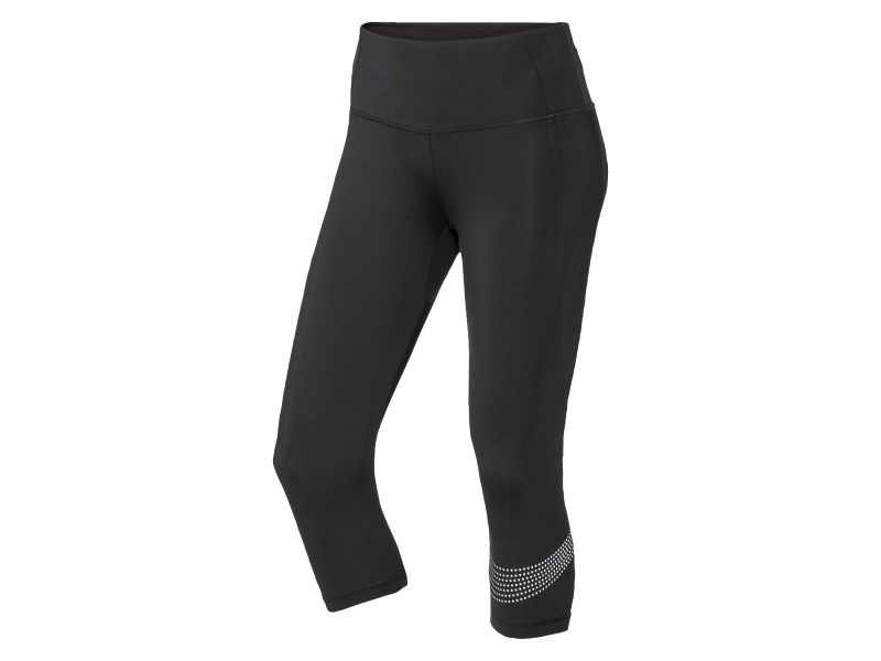Crivit Dámské funkční capri legíny (černá, Xs(32/34))