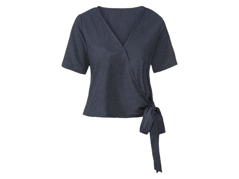 esmara® Dámská zavinovací blůza (Xs(32/34), navy modrá)