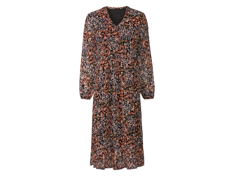 esmara® Dámské šifonové šaty (42, květiny)
