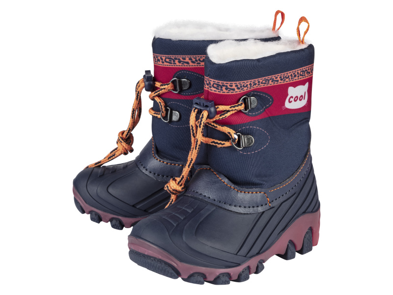 lupilu® Dívčí zimní svíticí obuv (navy modrá / růžová, 30)