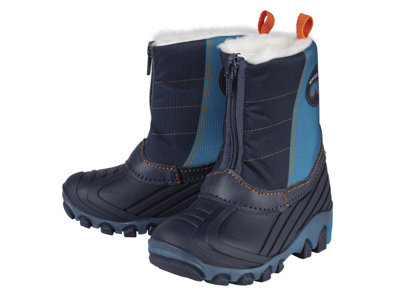 lupilu® Chlapecká zimní svíticí obuv (navy modrá / modrá, 25)