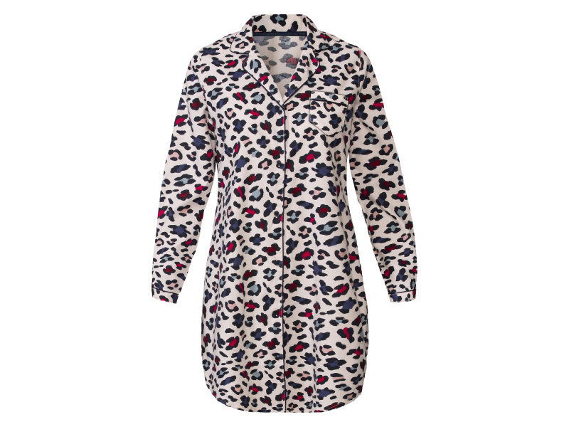 esmara® Dámská noční košile (XS (32-34), leopardí vzor)