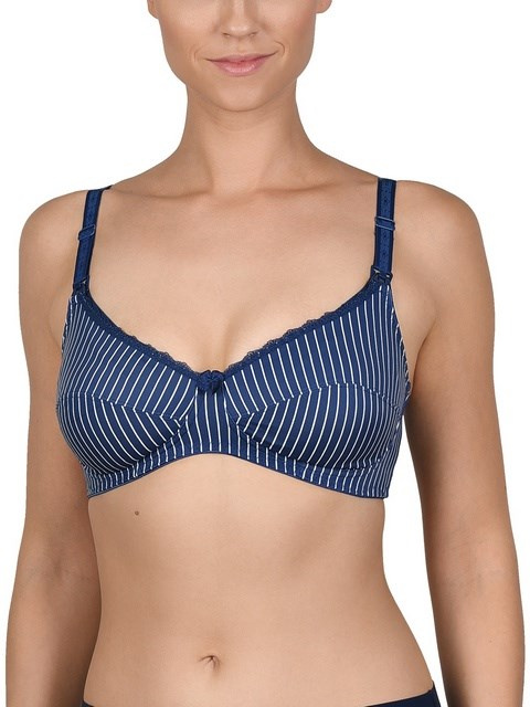 Naturana 5105 / Kojicí podprsenka -  /232 Barva: Modrá, Velikost: 85C