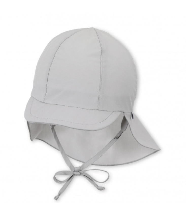 Dětský UV klobouk s plachetkou plátno UV 50+ barva šedá_518 STERNTALER Velikost: 47cm