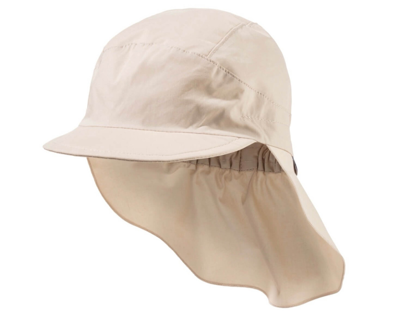 Dětský UV klobouk s plachetkou plátno UV 50+ barva béžová STERNTALER Velikost: 47cm
