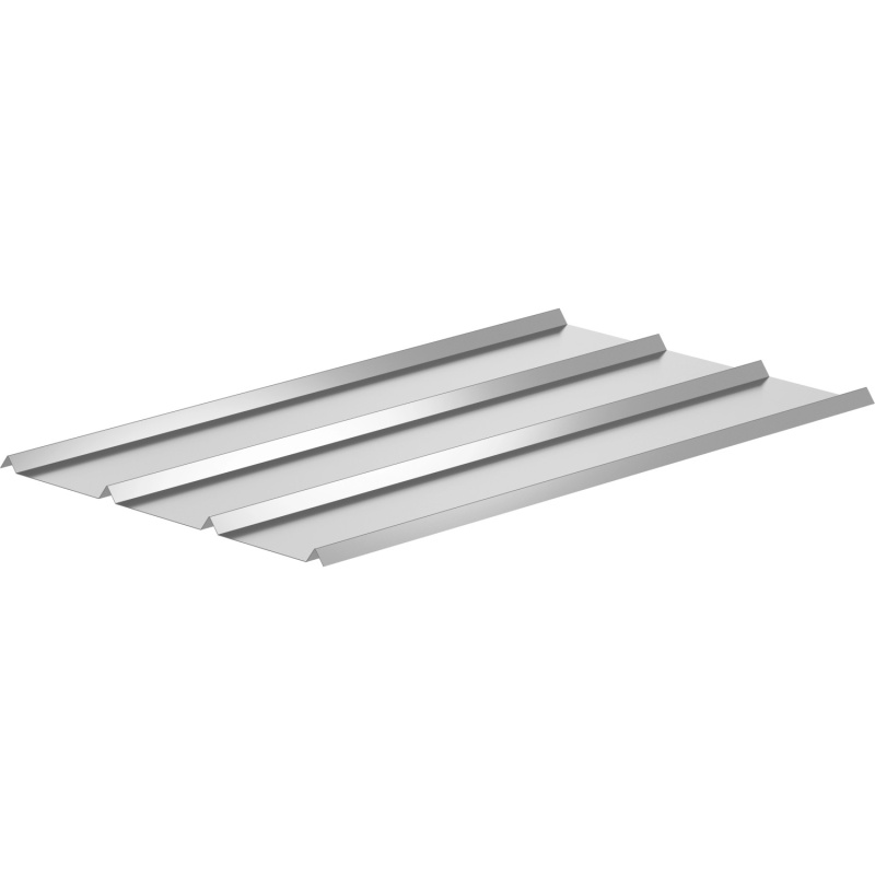 Sarei Střešní/fasádní trapézový plech "piccolo", hliník-přírodní, 585 x 1180 mm