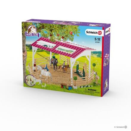 Schleich Jezdecká škola s jezdci a koňmi