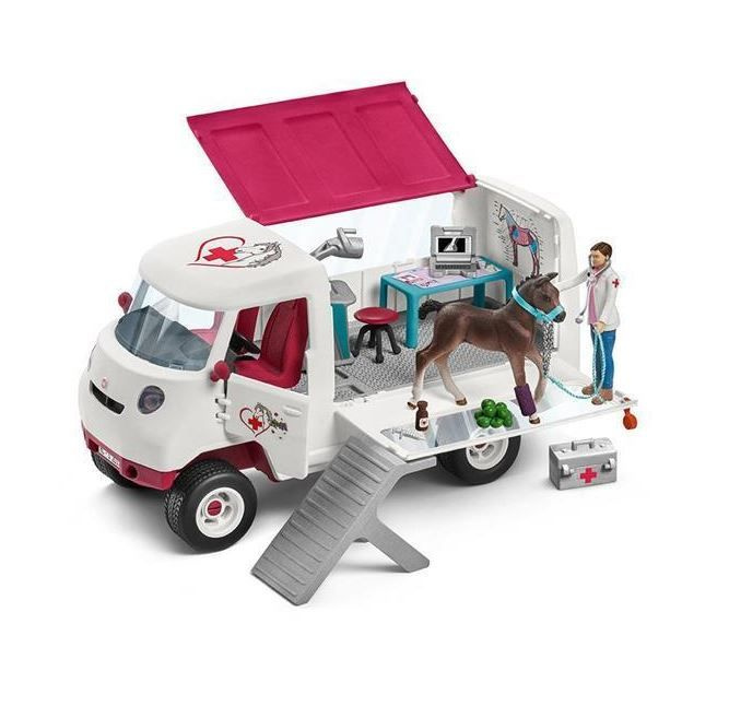 Schleich - Jezdecký klub, Mobilní veterinářská klinika s ošetřovatelem
