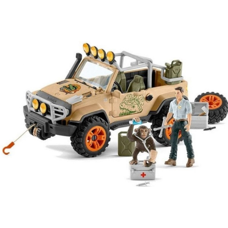 Schleich 4 x 4 terénní auto s navijákem