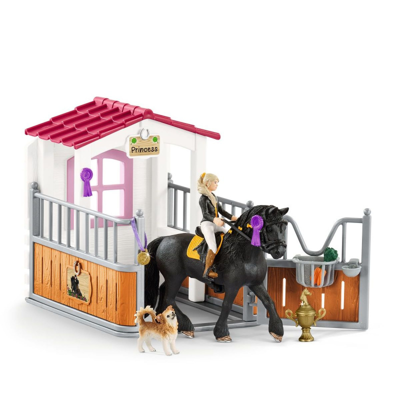 Schleich 42437 Stáj s koněm klubová Tori a Princess
