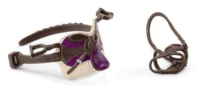 Schleich Sedlo a uzda, klub Lisa + Storm