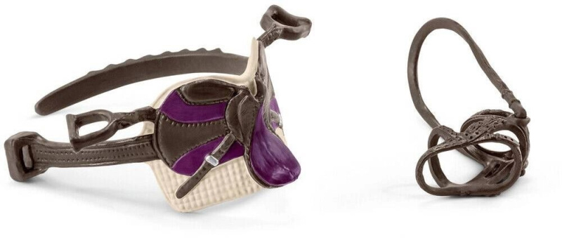 Schleich Sedlo a uzda, klub Lisa + Storm