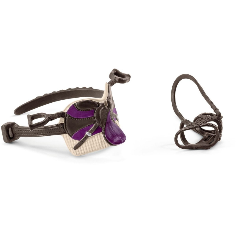 Schleich Sedlo a uzda, klub Lisa + Storm