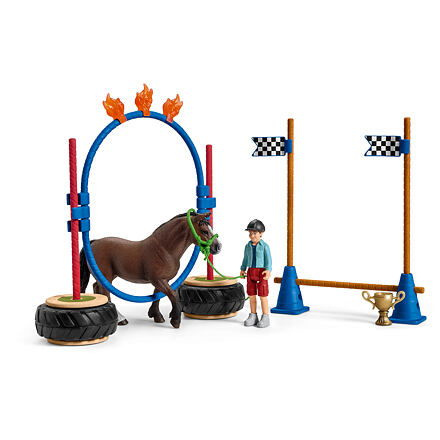 SCHLEICH Farm World® 42482 Závod v agility pro pony