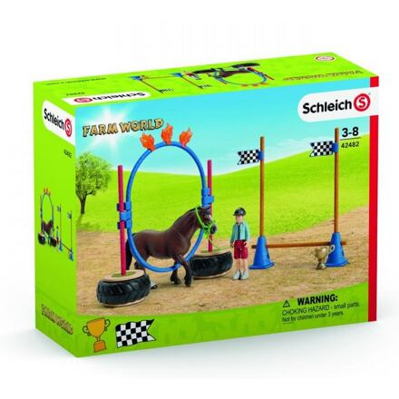 SCHLEICH Farm World® 42482 Závod v agility pro pony