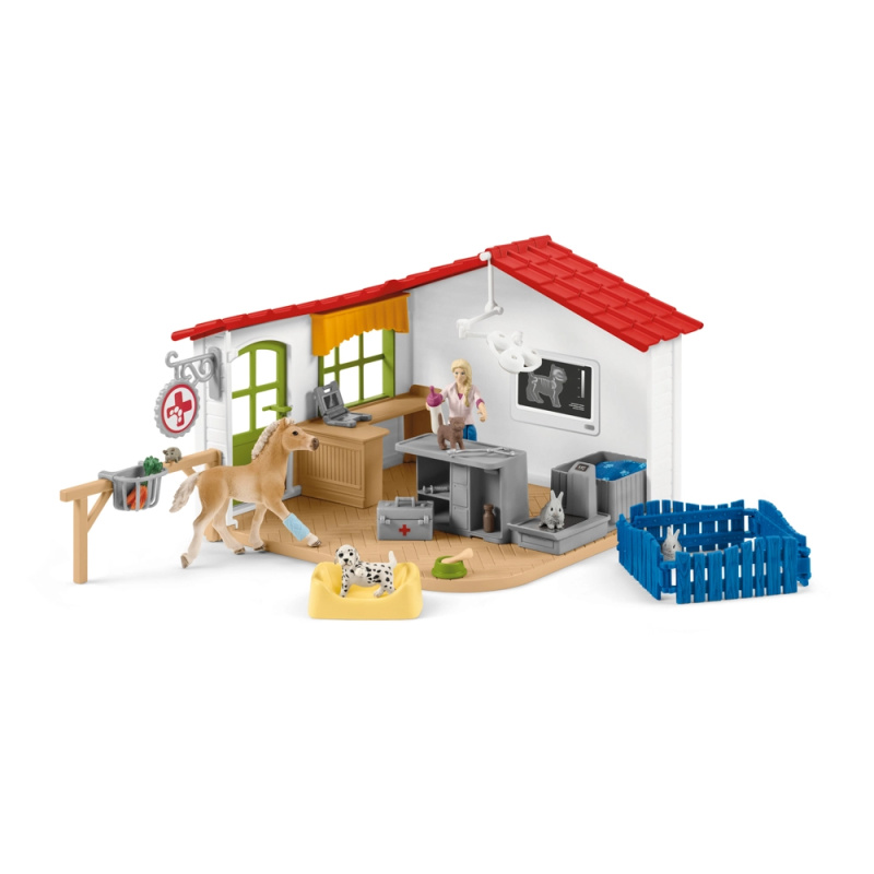 SCHLEICH Veterinární ordinace pro domácí zvířata