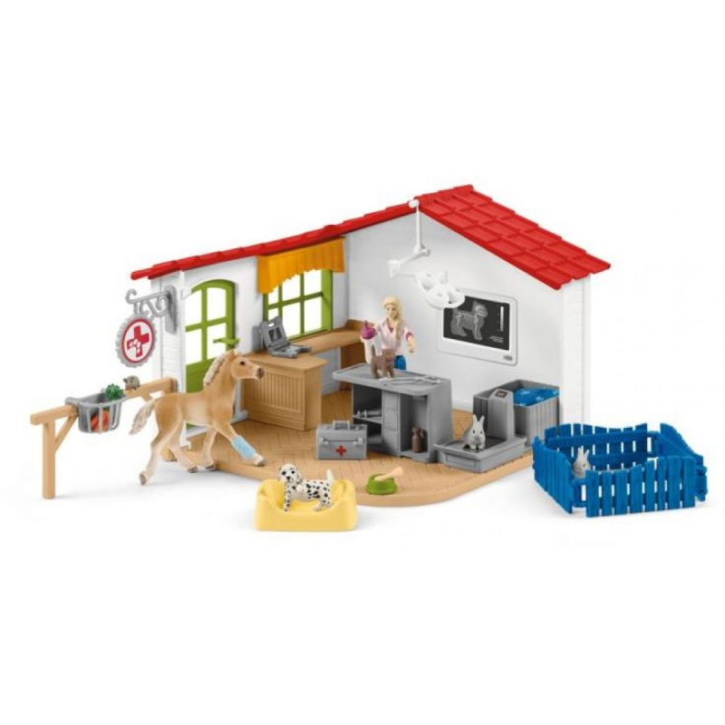 SCHLEICH Veterinární ordinace pro domácí zvířata