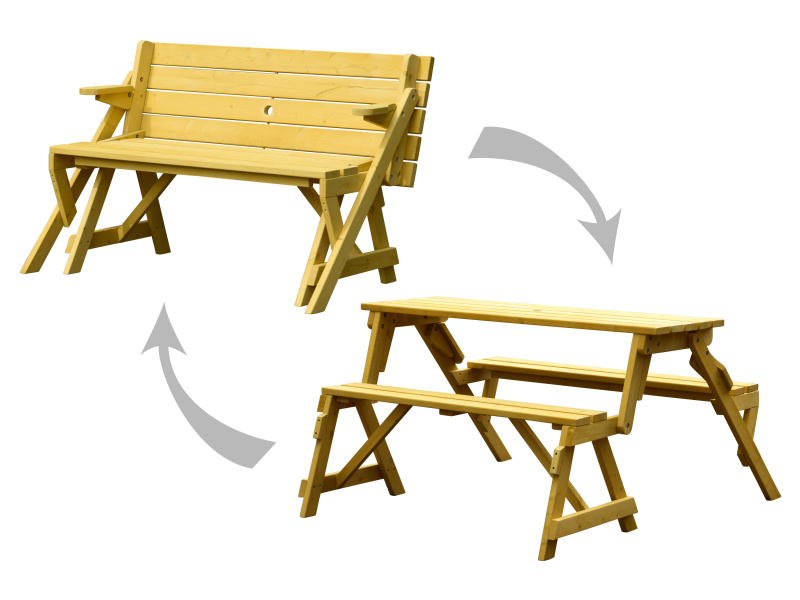 dobar Piknikový stůl a lavice 2v1