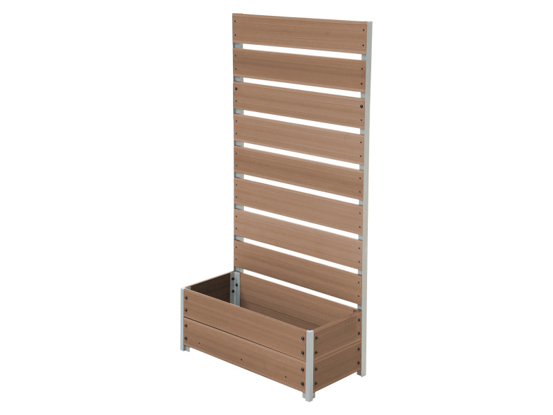 dobar Květinový truhlík s mřížkou (teak)