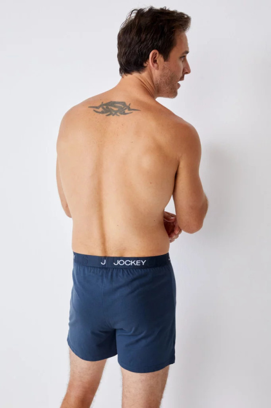 Pánské trenýrky 2Pack 305500 B90 tm. modré s potiskem - Jockey M