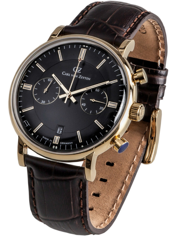 Carl von Zeyten CVZ0037GBK Bühlot Chronograph 44mm 3ATM