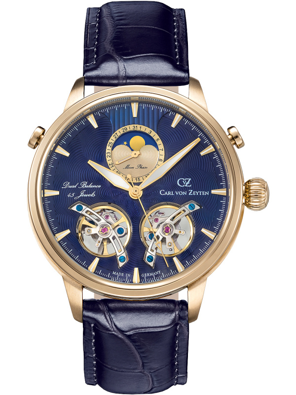 Carl von Zeyten CVZ0060GBLS Durbach Moonphase Automatic 45mm