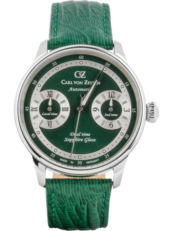 Carl von Zeyten CVZ0086GRS Schönmünzach Automatic GMT Limited Edition 43mm 3ATM