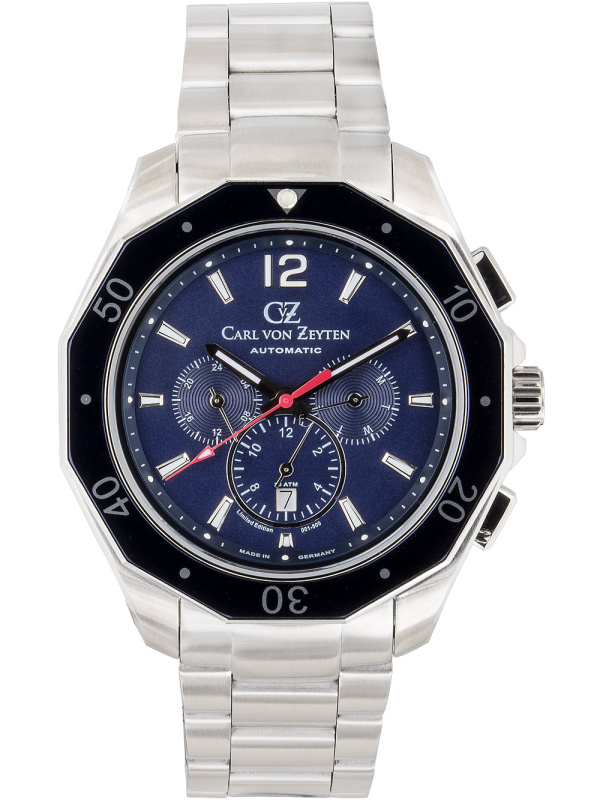 Carl von Zeyten CVZ0079BLMS Hausach automatic 46mm