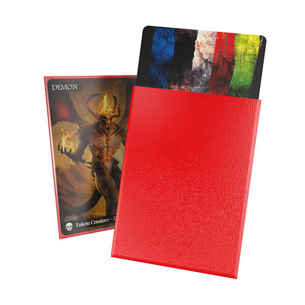 Obaly na karty Cortex Matte 66 x 91 mm (Ultimate Guard) - barevné, barva červená