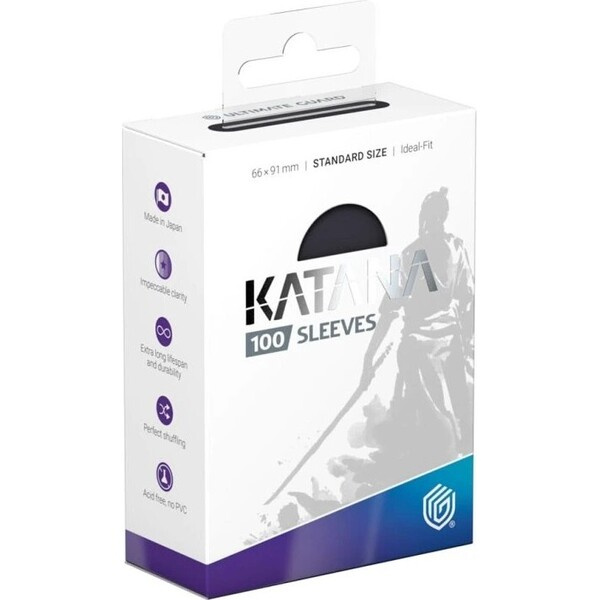 Ultimate Guard Katana Sleeves Standard Size Obsidian Shard obaly 100 ks