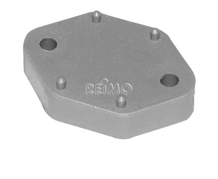 Distanční destička, výška 10 mm , šedá