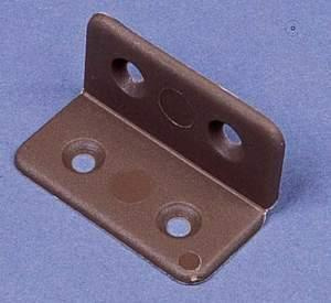 Nábytkový závěs 40 mm 4 ks (hnědý)