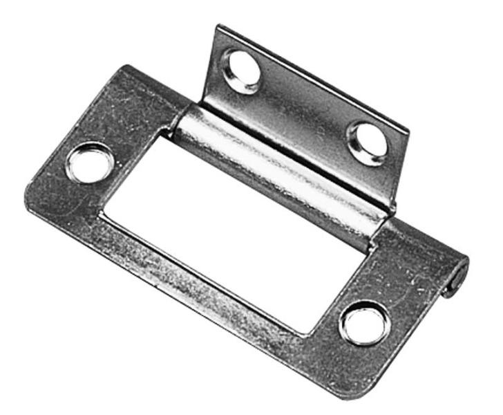 FAWO Výklopný pant dvířek poniklovaný - 50 mm, 1 kus