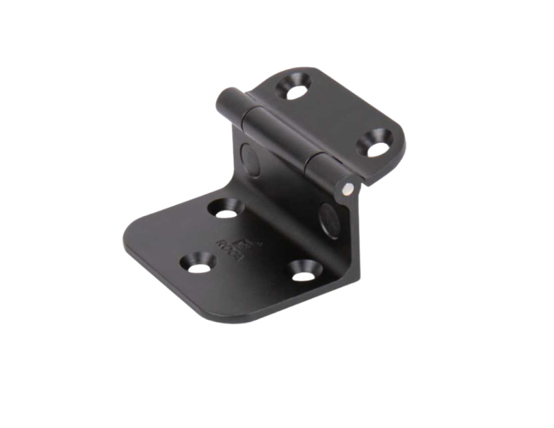 FAWO Úhelník pro upevnění stolové desky - černý eloxovaný hliník