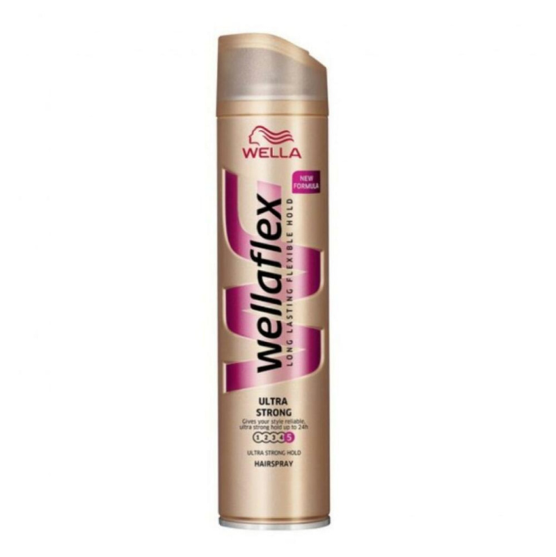 Wella Wellaflex Silk Finish & Hold lak na vlasy s extra silnou fixací 250 ml