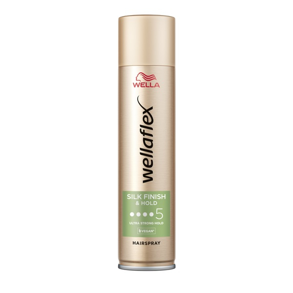 Wella Wellaflex Silk Finish & Hold lak na vlasy s extra silnou fixací 250 ml
