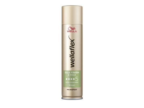 Wella Wellaflex Silk Finish & Hold lak na vlasy s extra silnou fixací 250 ml