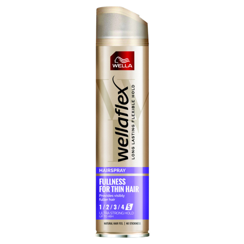 Wella Wellaflex Fullness Volume lak na vlasy s extra silnou fixací pro pružnost a objem 250 ml