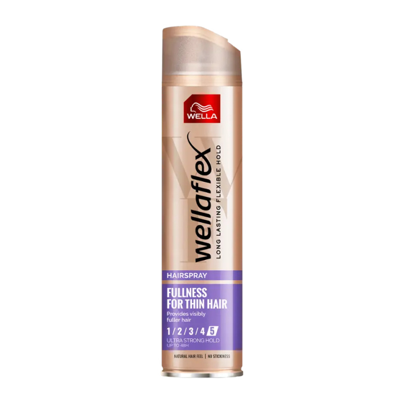 Wella Wellaflex Fullness Volume lak na vlasy s extra silnou fixací pro pružnost a objem 250 ml