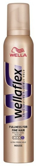 Wella Wellaflex Fullness Volume pěnové tužidlo s extra silnou fixací pro jemné vlasy 200 ml