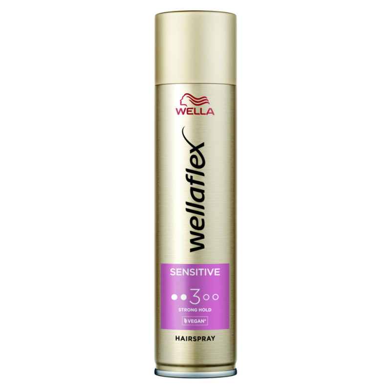 Wella Wellaflex Sensitive lak na vlasy se střední fixací bez parfemace 250 ml