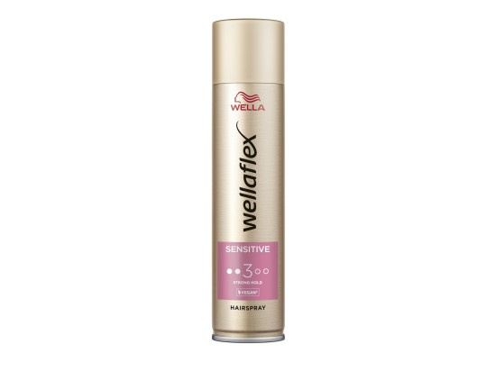 Wella Wellaflex Sensitive lak na vlasy se střední fixací bez parfemace 250 ml